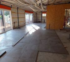 Carrelage Salon en cours