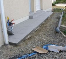 Peaufinage bordure dalle/carrelage