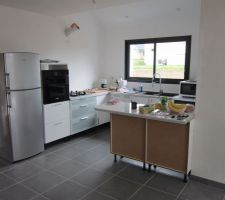 Cuisine en cours d'installation