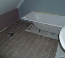 Carrelage en cours SDB