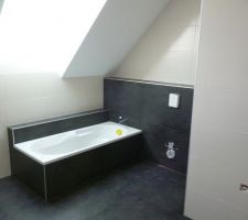 Vue de la baignoire