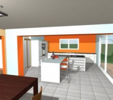 Tentative de vues 3D de la cuisine avec live interior