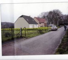 Implantation de la maison sur le terrain