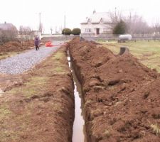 Le chemin et le drain