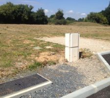 Vue sur notre terrain