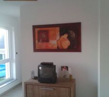 Tableau dans la chambre parentale