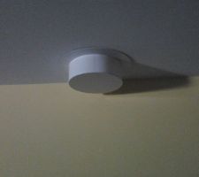 Conduit de chemin&eacute;e ferm&eacute; au niveau du plafond