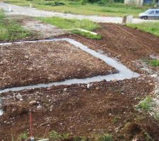 Une petite vu du lotissement. la notre est la premiere &agrave; sortir de terre