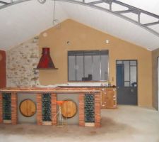 Vue sur le coin cuisine