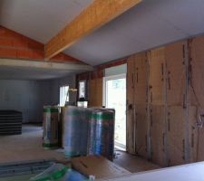 Isolation des murs de la cuisine