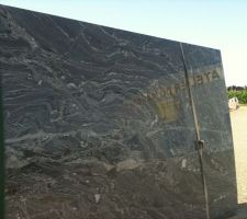 Exemple de marbre pour plan de travail