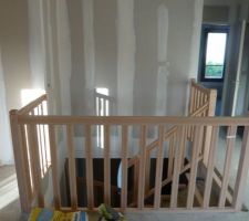 Vu du haut, la trémie.