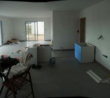 Et la cuisine en chantier !