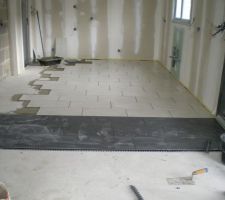 Carrelage cuisine/couloir