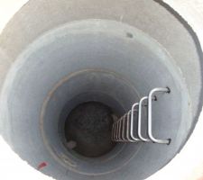Euh une petit regard pour l eau pluvial diam 1000 mm profondeur 3.5 métres...