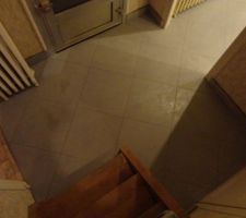 Entree. carrelage terminer