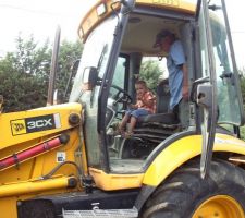 Mon fils prépare le terrain