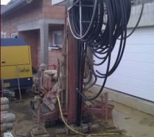 Forage du puit géothermique