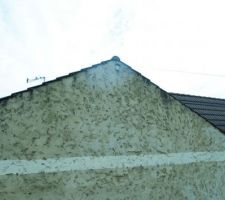 Voici l'endroit o&ugrave; la ligne &eacute;lectrique alimente la maison des voisins.