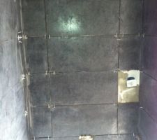 Faience douche chambre parentale