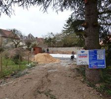 Dalle de b&eacute;ton