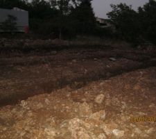 Pose des ferraillages.