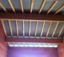 Un beau plafond à la française dans le garage
