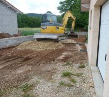 Travaux de la cour