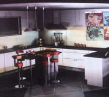 Implantation de la future cuisine