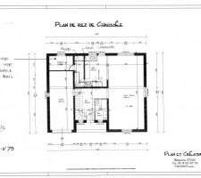 Plan du rez-de-chaussée