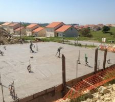 Voil&agrave; le travail ! ( &agrave; 3, 127m&sup2; sous une chaleur de plomb )