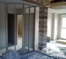 Depuis notre chambre, vue sur celles des enfants et le dressing.