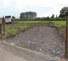 Accès chantier réalisé