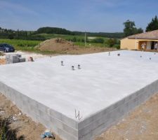 Vide sanitaire   dalle terminées