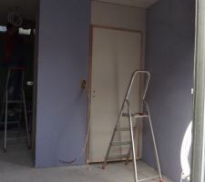 Montage des cloisons partie nuit.