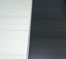 Carrelage Talis Blanc et Anthracite (33x33)