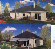 Vue de l?extérieur de la maison en 3D