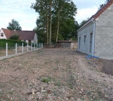 Nettoyage du terrain - suppression des cailloux