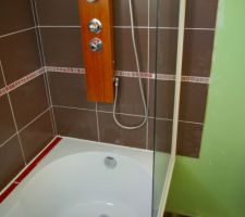 La baignoire/douche