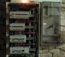 Pose et raccordement du tableau électrique