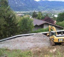 Terrassement bas de parcelle