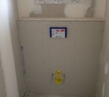 Caisson des WC Suspendus fini