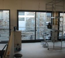 Cela prend forme avec le placo en place