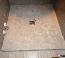 Sol de la douche italienne