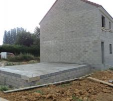 Dalle du garage
