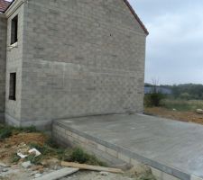 Dalle du garage