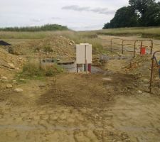 Les premiers compteurs sortent de terre pour les lots 28 &agrave; 33.