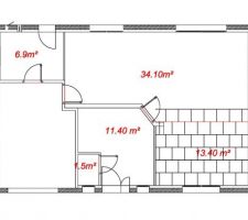 Plan calepinage carrelage et joint dilatation