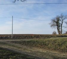 Le terrain est entre les deux poteaux