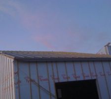Ecran sous toiture coté garage